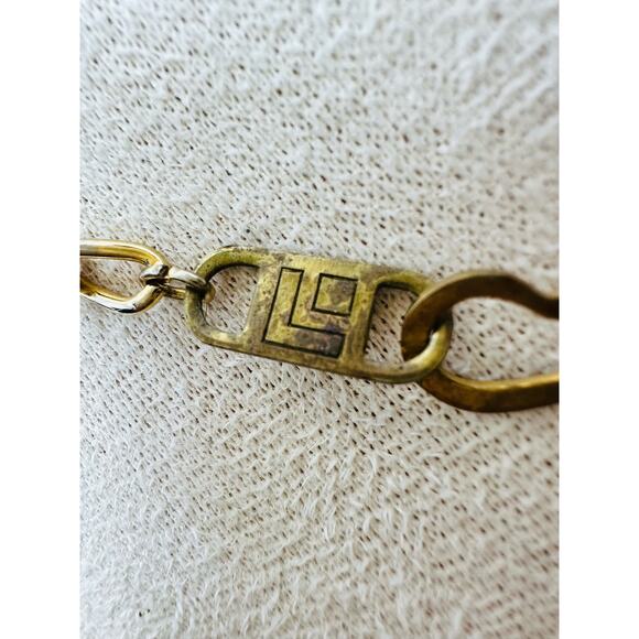 Vintage Signed ELLELLE Beaded Statement Necklace  Made in Italy - Picture 4 of 5